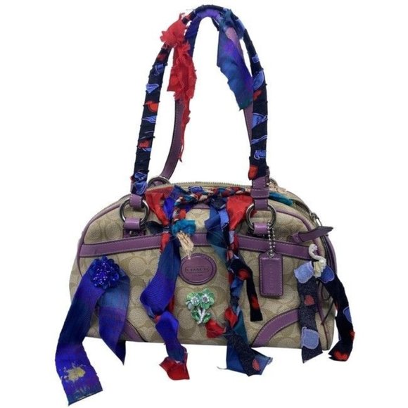 Coach Customized By Me Multicolor Coated Canvas Sh - Picture 1 of 11